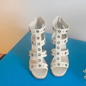 High heeled sandals